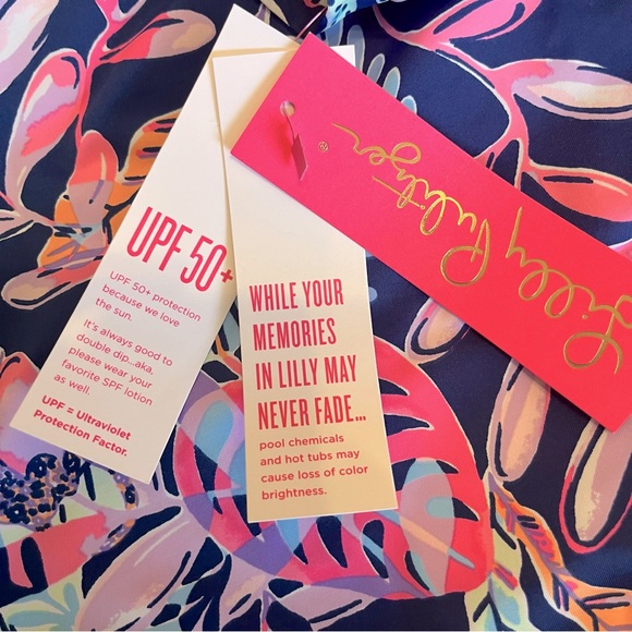 Lilly Pulitzer | Bobby Rashguard Set Up - Oyster Bay Navy (5) - Picture 5 of 11